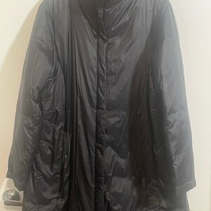 Eileen Fisher Elegant Black Puffer Jacket